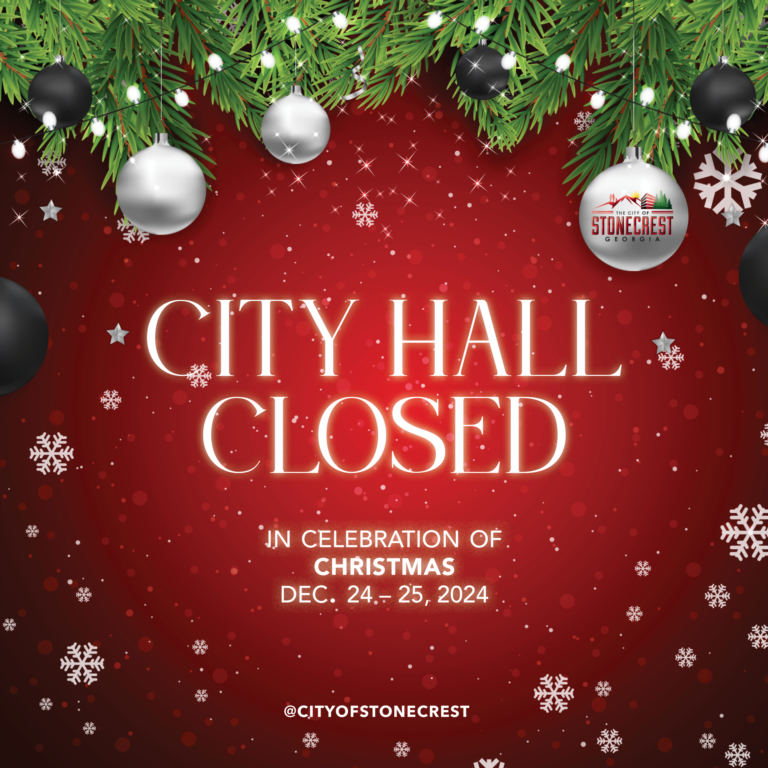 City Hall Closed in Observance of Christmas Day